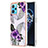 Silicone Candy Rubber Gel Fashionable Pattern Soft Case Cover Y03B for Realme 9 Pro 5G Purple