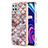 Silicone Candy Rubber Gel Fashionable Pattern Soft Case Cover Y03B for Realme C25Y India Brown