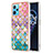 Silicone Candy Rubber Gel Fashionable Pattern Soft Case Cover Y03B for Realme Q5 5G Colorful