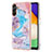 Silicone Candy Rubber Gel Fashionable Pattern Soft Case Cover Y03B for Samsung Galaxy A04s Blue