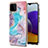 Silicone Candy Rubber Gel Fashionable Pattern Soft Case Cover Y03B for Samsung Galaxy A22 4G