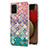 Silicone Candy Rubber Gel Fashionable Pattern Soft Case Cover Y03B for Samsung Galaxy M02s Colorful