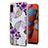 Silicone Candy Rubber Gel Fashionable Pattern Soft Case Cover Y03B for Samsung Galaxy M11 Purple