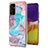 Silicone Candy Rubber Gel Fashionable Pattern Soft Case Cover Y03B for Samsung Galaxy Quantum2 5G