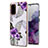 Silicone Candy Rubber Gel Fashionable Pattern Soft Case Cover Y03B for Samsung Galaxy S20 5G Purple