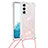 Silicone Candy Rubber Gel Fashionable Pattern Soft Case Cover Y03B for Samsung Galaxy S21 FE 5G Pink