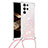 Silicone Candy Rubber Gel Fashionable Pattern Soft Case Cover Y03B for Samsung Galaxy S24 Ultra 5G Pink