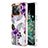 Silicone Candy Rubber Gel Fashionable Pattern Soft Case Cover Y04B for OnePlus Ace Pro 5G Purple