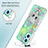 Silicone Candy Rubber Gel Fashionable Pattern Soft Case Cover Y04B for Oppo A96 4G