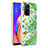 Silicone Candy Rubber Gel Fashionable Pattern Soft Case Cover Y04B for Oppo Reno5 F Matcha Green