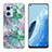 Silicone Candy Rubber Gel Fashionable Pattern Soft Case Cover Y04B for Oppo Reno7 5G