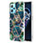 Silicone Candy Rubber Gel Fashionable Pattern Soft Case Cover Y04B for Realme 9 4G Midnight Green