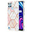 Silicone Candy Rubber Gel Fashionable Pattern Soft Case Cover Y04B for Realme C21Y