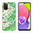 Silicone Candy Rubber Gel Fashionable Pattern Soft Case Cover Y04B for Samsung Galaxy A03s Matcha Green