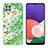 Silicone Candy Rubber Gel Fashionable Pattern Soft Case Cover Y04B for Samsung Galaxy A22 5G Matcha Green