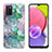 Silicone Candy Rubber Gel Fashionable Pattern Soft Case Cover Y04B for Samsung Galaxy M02s Green