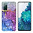 Silicone Candy Rubber Gel Fashionable Pattern Soft Case Cover Y04B for Samsung Galaxy S20 FE 4G Purple