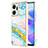 Silicone Candy Rubber Gel Fashionable Pattern Soft Case Cover Y05B for Huawei Honor X7a Colorful