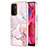 Silicone Candy Rubber Gel Fashionable Pattern Soft Case Cover Y05B for Oppo A93 5G Pink