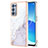 Silicone Candy Rubber Gel Fashionable Pattern Soft Case Cover Y05B for Oppo Reno6 Pro+ Plus 5G White