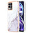 Silicone Candy Rubber Gel Fashionable Pattern Soft Case Cover Y05B for Realme Narzo 50 4G White