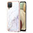 Silicone Candy Rubber Gel Fashionable Pattern Soft Case Cover Y05B for Samsung Galaxy A12 5G White