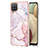 Silicone Candy Rubber Gel Fashionable Pattern Soft Case Cover Y05B for Samsung Galaxy A12 Nacho Pink