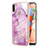 Silicone Candy Rubber Gel Fashionable Pattern Soft Case Cover Y05B for Samsung Galaxy M11 Clove Purple