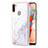 Silicone Candy Rubber Gel Fashionable Pattern Soft Case Cover Y05B for Samsung Galaxy M11 White