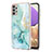 Silicone Candy Rubber Gel Fashionable Pattern Soft Case Cover Y05B for Samsung Galaxy M32 5G Green