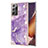 Silicone Candy Rubber Gel Fashionable Pattern Soft Case Cover Y05B for Samsung Galaxy Note 20 Ultra 5G Purple