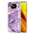 Silicone Candy Rubber Gel Fashionable Pattern Soft Case Cover Y05B for Xiaomi Poco X3 NFC Purple