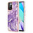 Silicone Candy Rubber Gel Fashionable Pattern Soft Case Cover Y05B for Xiaomi Redmi 10 (2022) Purple