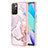 Silicone Candy Rubber Gel Fashionable Pattern Soft Case Cover Y05B for Xiaomi Redmi 10 4G Pink