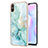 Silicone Candy Rubber Gel Fashionable Pattern Soft Case Cover Y05B for Xiaomi Redmi 9i Green