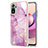 Silicone Candy Rubber Gel Fashionable Pattern Soft Case Cover Y05B for Xiaomi Redmi Note 11 SE India 4G Clove Purple