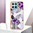 Silicone Candy Rubber Gel Fashionable Pattern Soft Case Cover Y06B for Huawei Honor 70 Lite 5G Purple