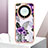 Silicone Candy Rubber Gel Fashionable Pattern Soft Case Cover Y06B for Huawei Honor X9a 5G Purple