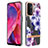 Silicone Candy Rubber Gel Fashionable Pattern Soft Case Cover Y06B for Oppo A74 5G