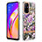 Silicone Candy Rubber Gel Fashionable Pattern Soft Case Cover Y06B for Oppo Reno5 Z 5G