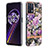 Silicone Candy Rubber Gel Fashionable Pattern Soft Case Cover Y06B for Realme 9 Pro 5G Clove Purple