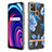 Silicone Candy Rubber Gel Fashionable Pattern Soft Case Cover Y06B for Realme C21Y Blue