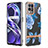 Silicone Candy Rubber Gel Fashionable Pattern Soft Case Cover Y06B for Realme Narzo 50 4G Blue