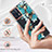 Silicone Candy Rubber Gel Fashionable Pattern Soft Case Cover Y06B for Realme V25 5G