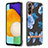 Silicone Candy Rubber Gel Fashionable Pattern Soft Case Cover Y06B for Samsung Galaxy A04s Blue