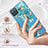 Silicone Candy Rubber Gel Fashionable Pattern Soft Case Cover Y06B for Samsung Galaxy A12 Nacho
