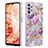 Silicone Candy Rubber Gel Fashionable Pattern Soft Case Cover Y06B for Samsung Galaxy A13 4G Clove Purple