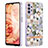 Silicone Candy Rubber Gel Fashionable Pattern Soft Case Cover Y06B for Samsung Galaxy A13 4G White