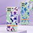 Silicone Candy Rubber Gel Fashionable Pattern Soft Case Cover Y06B for Samsung Galaxy A22 5G