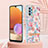 Silicone Candy Rubber Gel Fashionable Pattern Soft Case Cover Y06B for Samsung Galaxy A32 4G